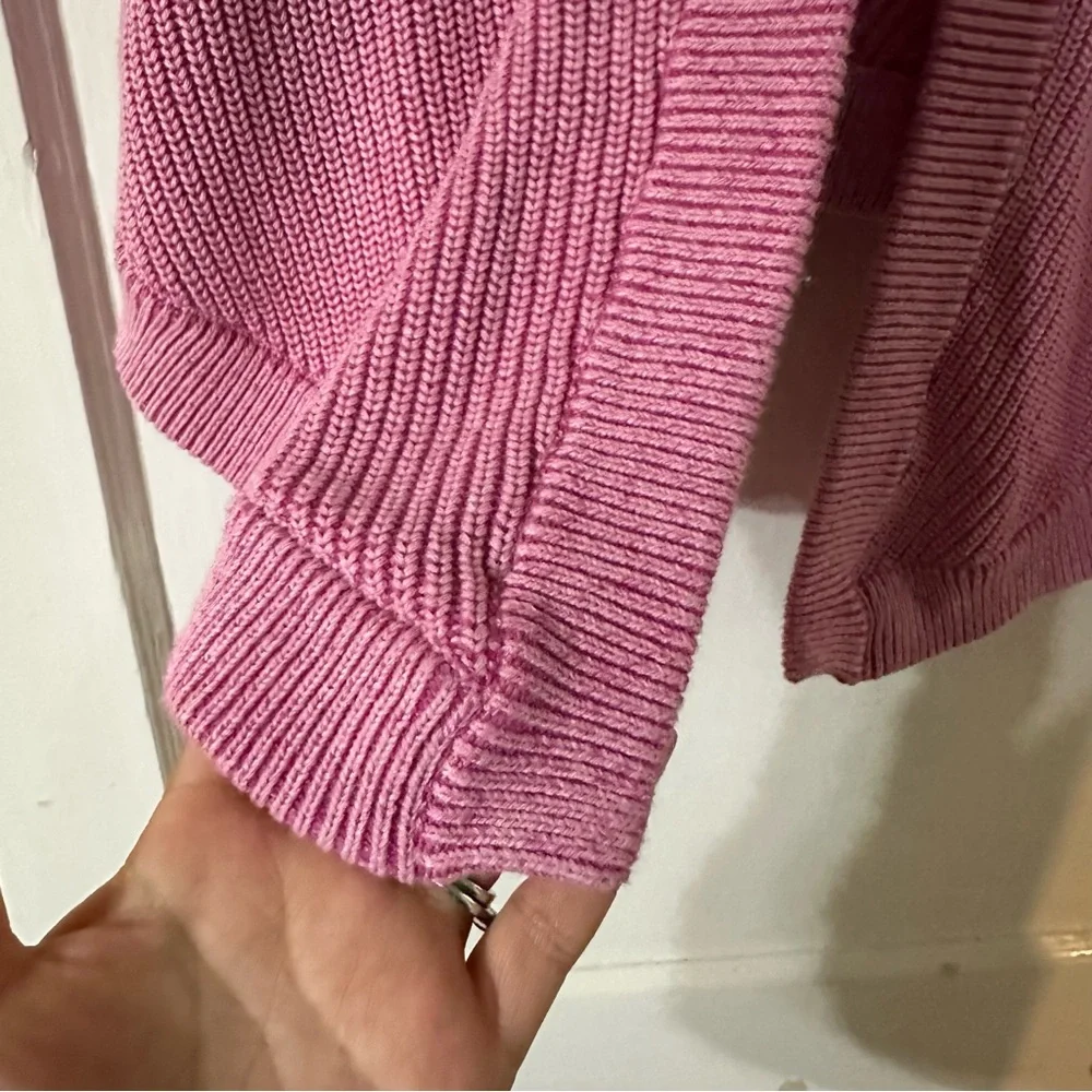 Ivivva By Lululemon Girls Size 14 To The Moon Pink One Snap Cardigan Hoodie